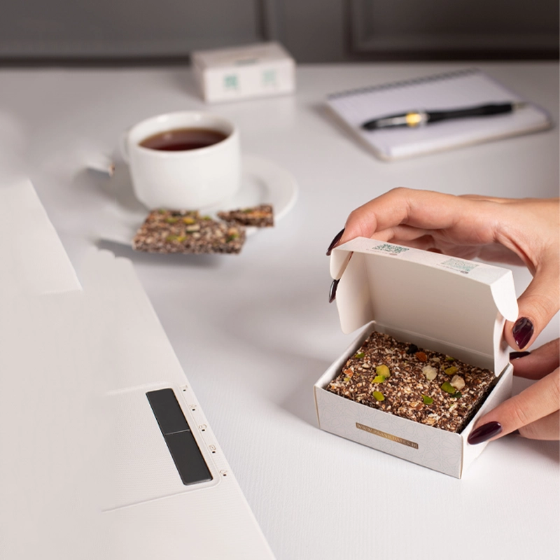 پروتئین بار خرمایی مغزدار